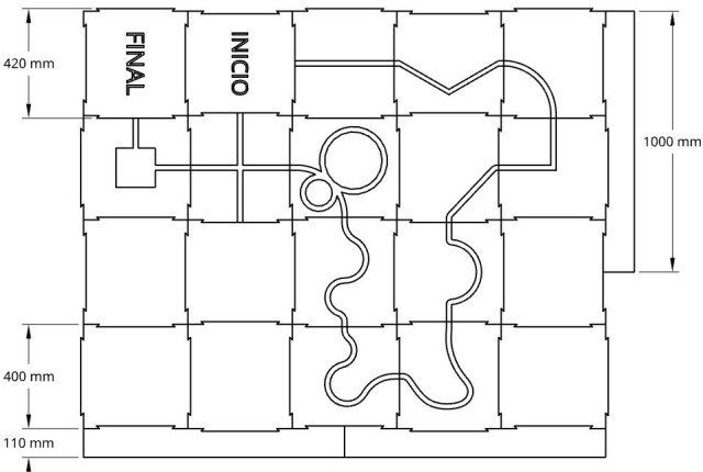pista seguidor en linea